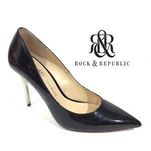 Rock & Republic Black Gunnar Stilletos size 9